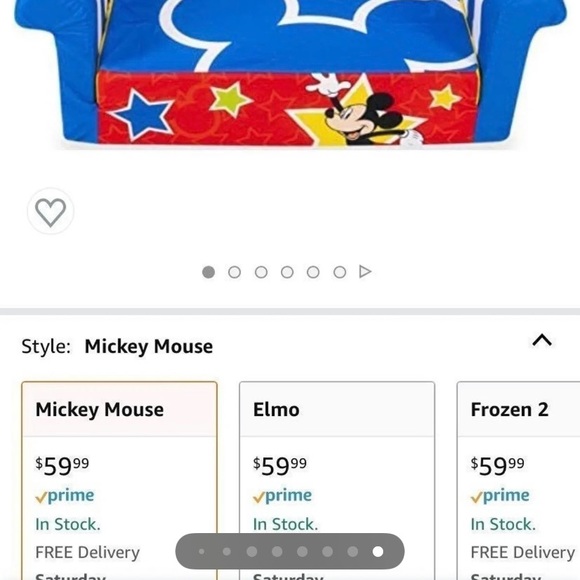 SOLD!! Mickey Mouse sofa - Picture 12 of 12